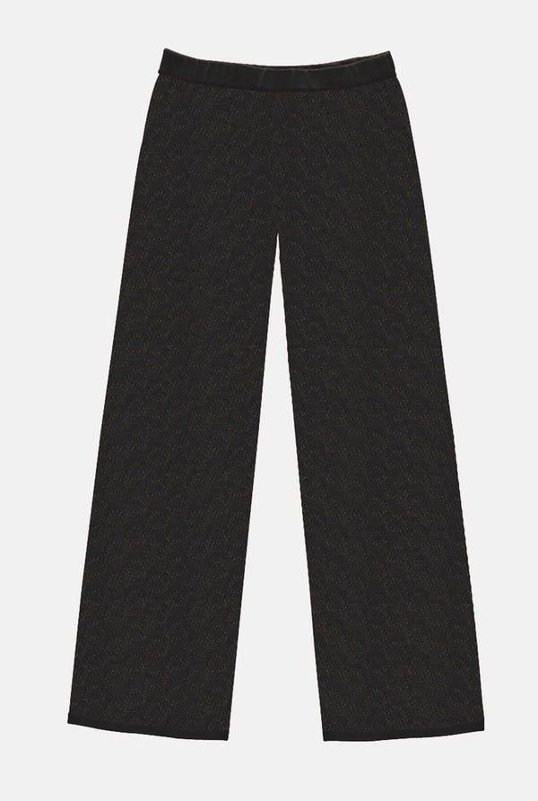 Honeycomb Pants Black