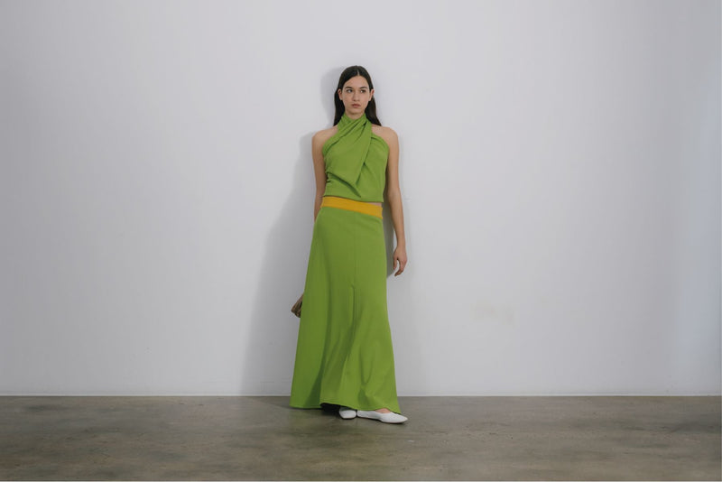 Isa Skirt Lime Green