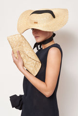 Bolso de mano Baguette natural Mediana