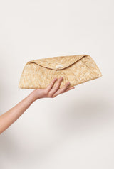 Bolso de mano Baguette natural Mediana