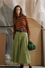 Lionel Striped Sweater Beige