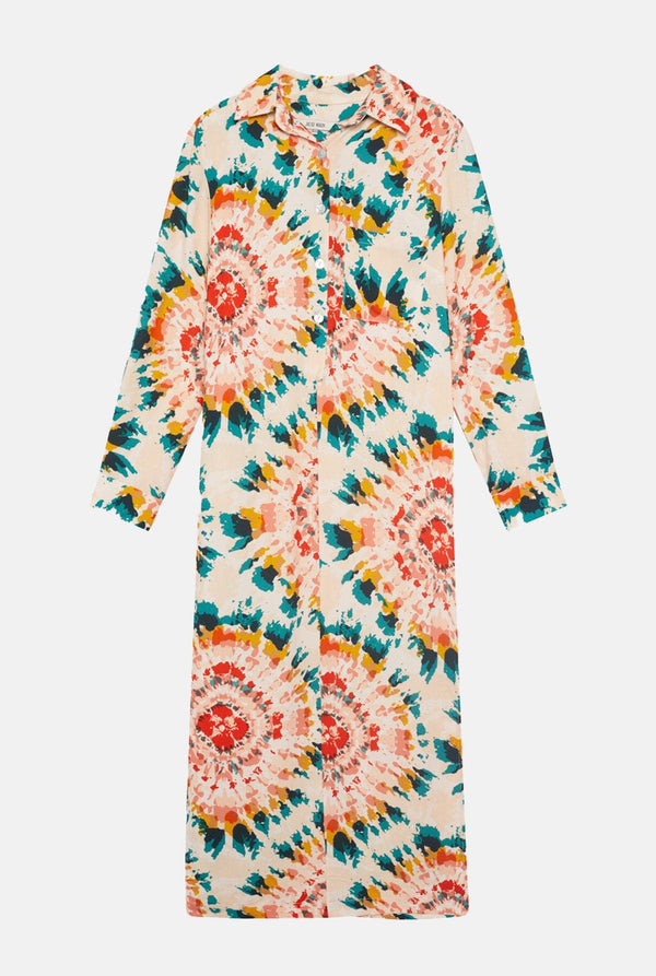Vestido kaftán Luján Ibiza Rosa
