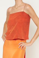 Macarena Orange Top