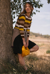 Mariona Crew Neck Brown
