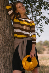 Mariona Crew Neck Brown