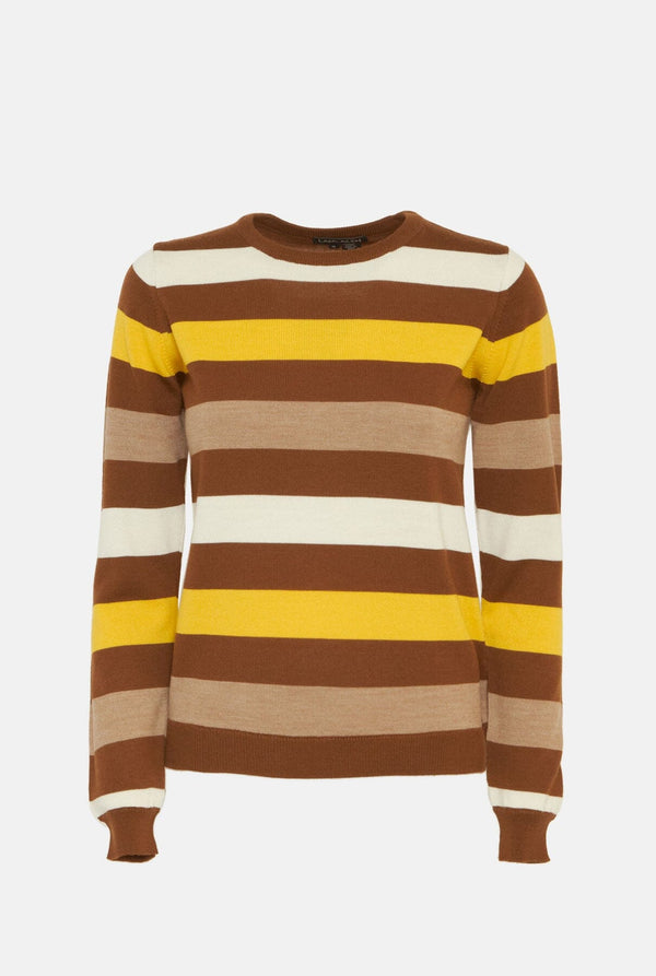 Mariona Crew Neck Brown