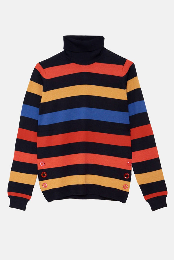 Mariona Roll Neck Multicolor