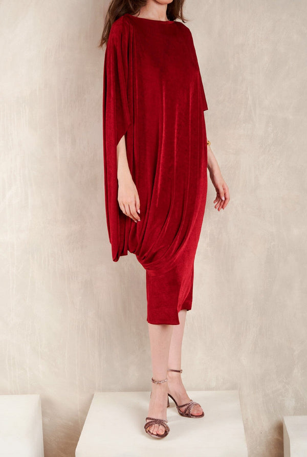 Marlene Dress Guinda - preorder 15 dias