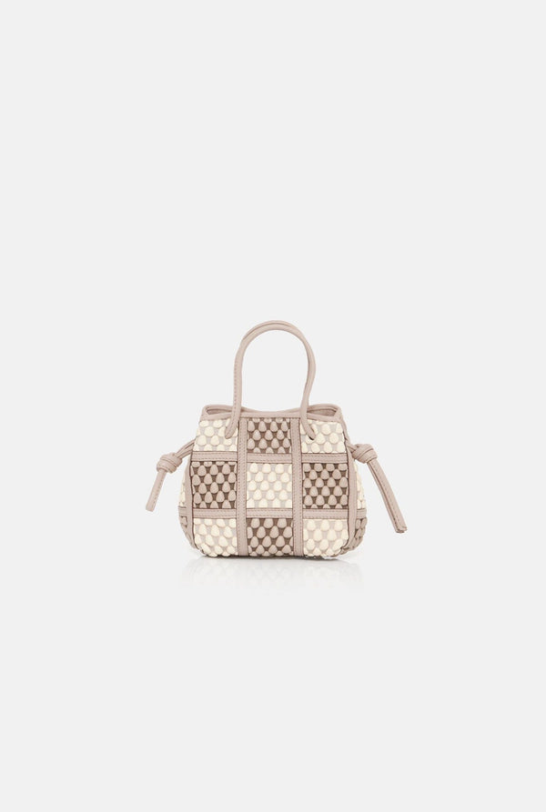 Mausi ash grey & cream beige