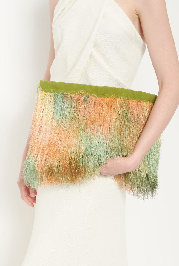 Maxi Omi Fringes Bag Orange