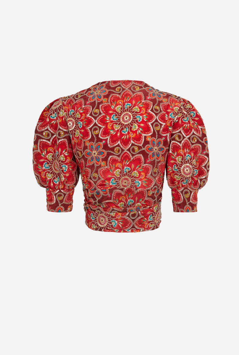 Michela Red Top