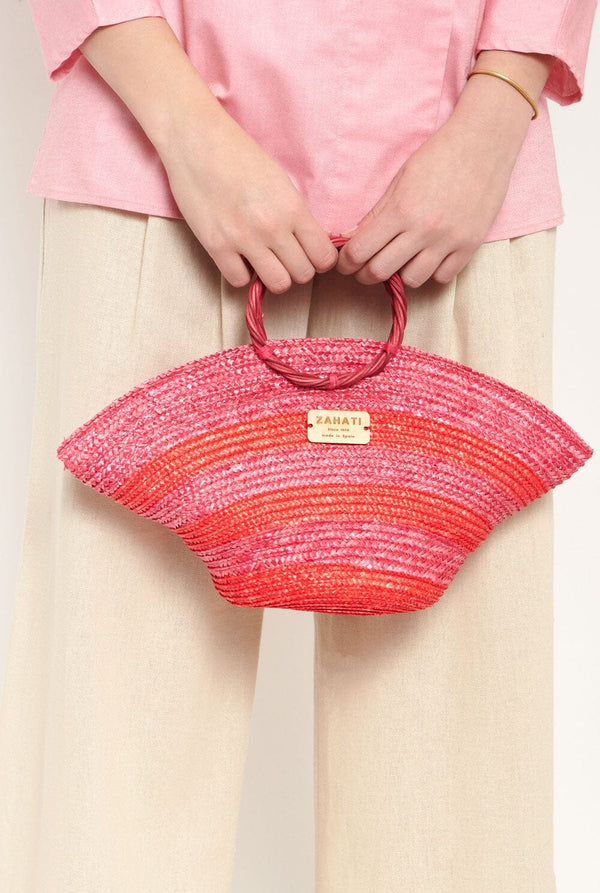 Mini hatbag red and pink