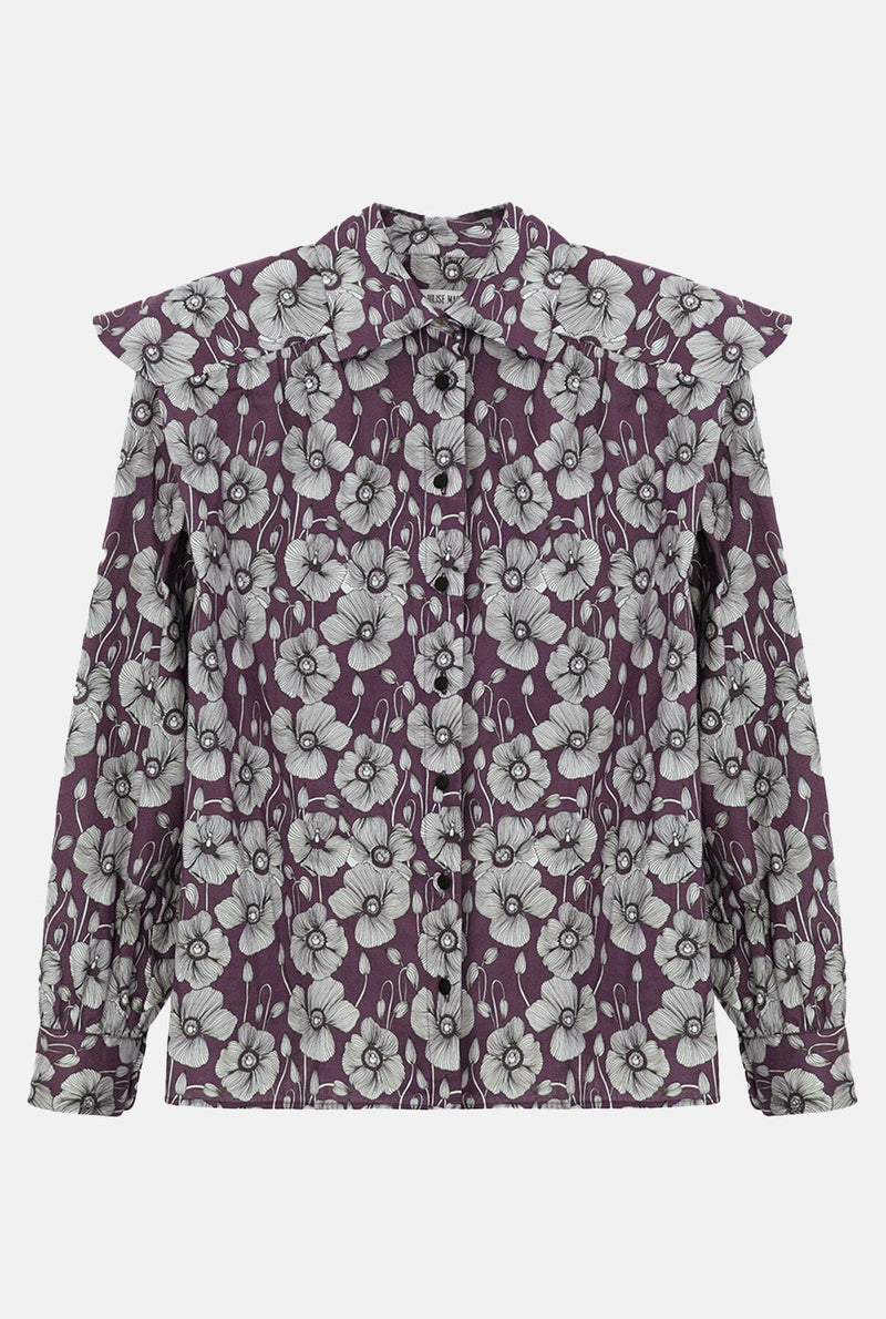 Miru Flowers Burgundy