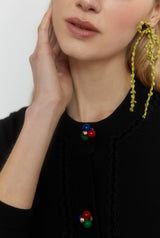 Montse Cardigan Black