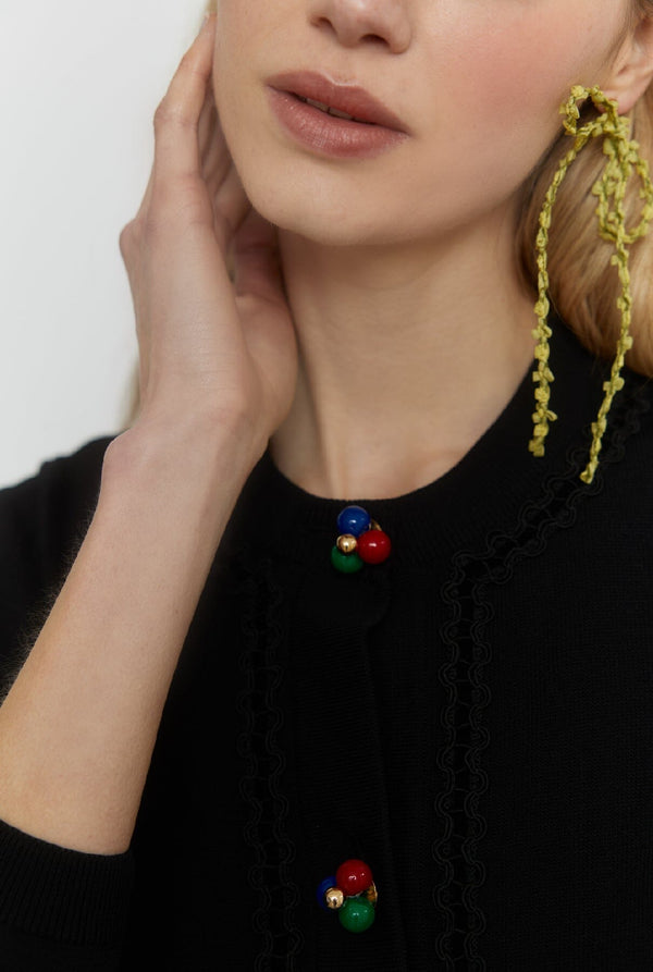 Montse Cardigan Black