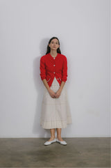 Montse Cardigan Red