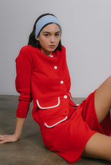 Montse Cardigan Red