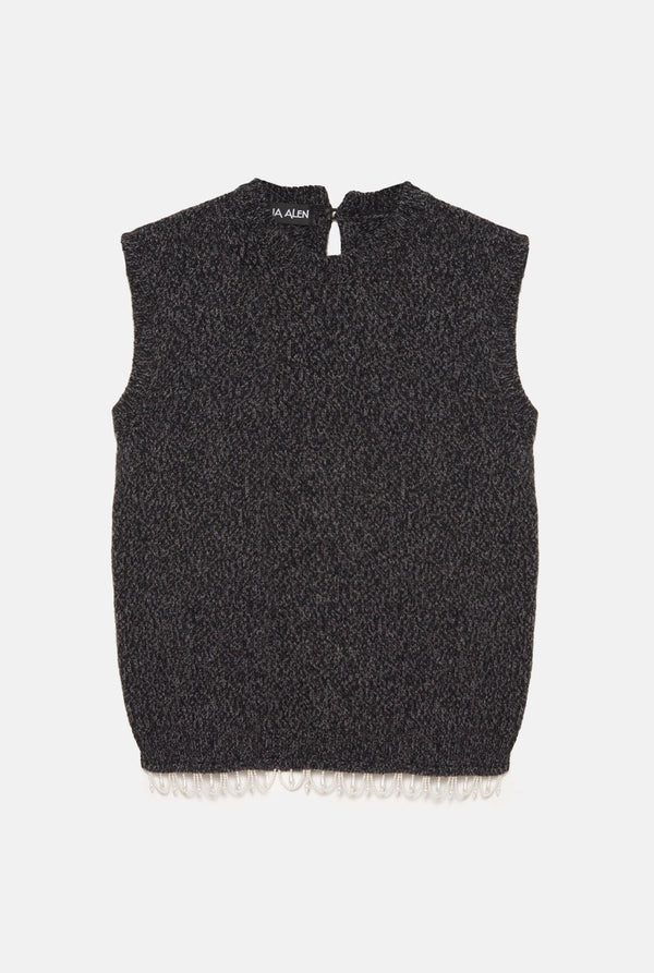 Mumu Pearl Black Vest