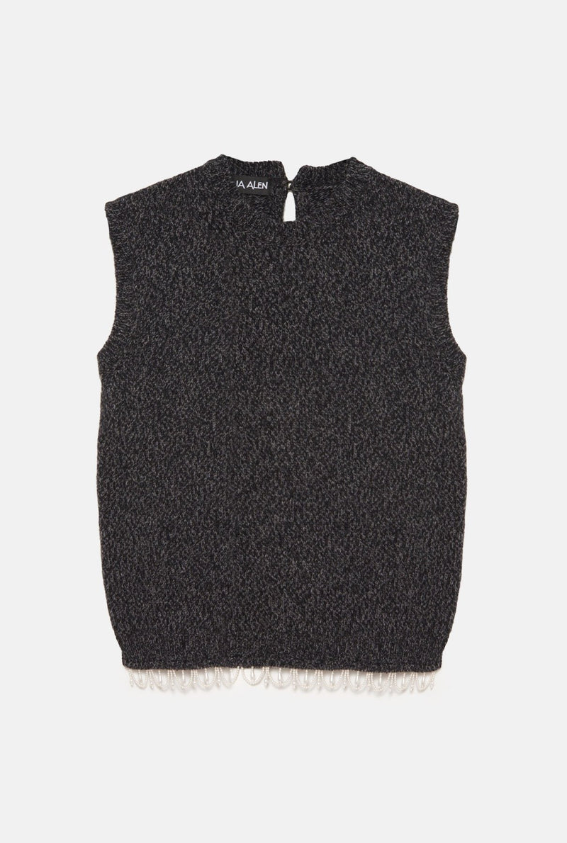 Mumu Pearl Black Vest