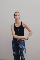 Navy Blue Tank Top