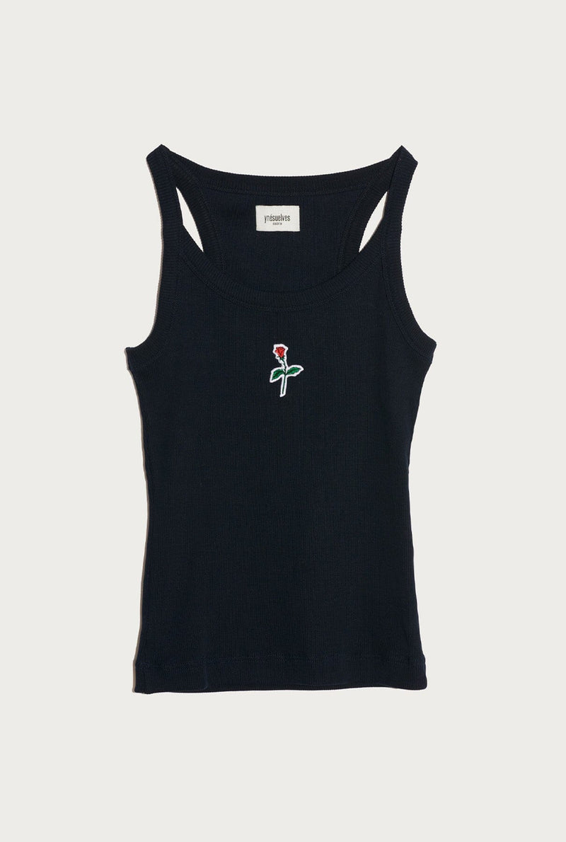 Navy Blue Tank Top