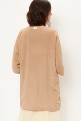 Niko Reversible Nude Long Jacket Natural Dye - Pre Order