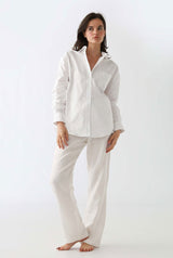 OXFORD SHIRT: WHITE