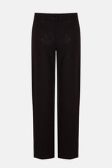 Pantalón de lino negro