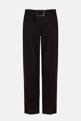 Pantalón de lino negro