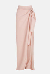 Pantalón envolvente rosa palo