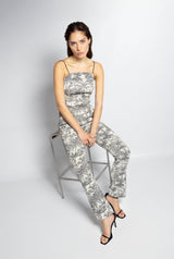 Pantalón Fernanda Toile de Jouy