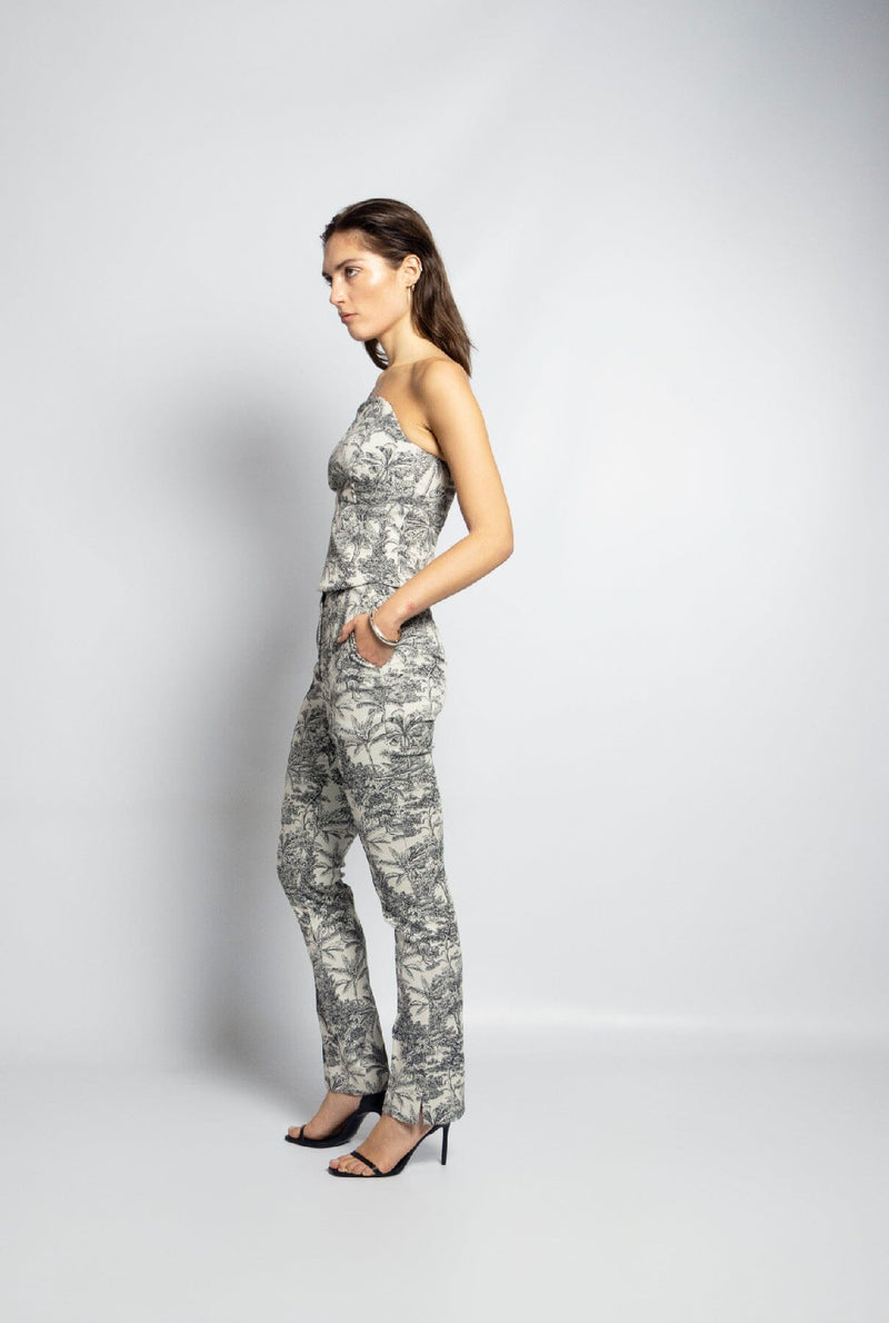 Pantalón Fernanda Toile de Jouy
