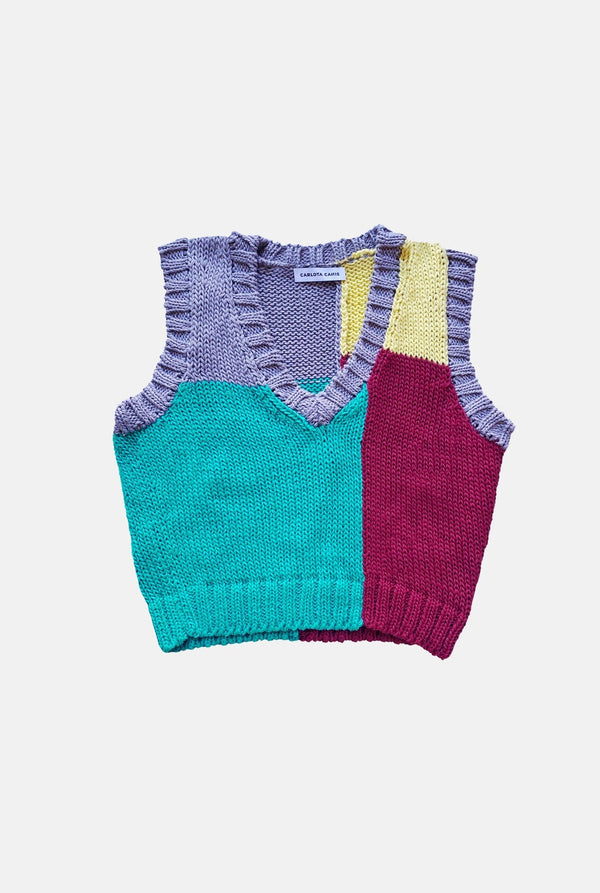 Patchwork Vest Fields