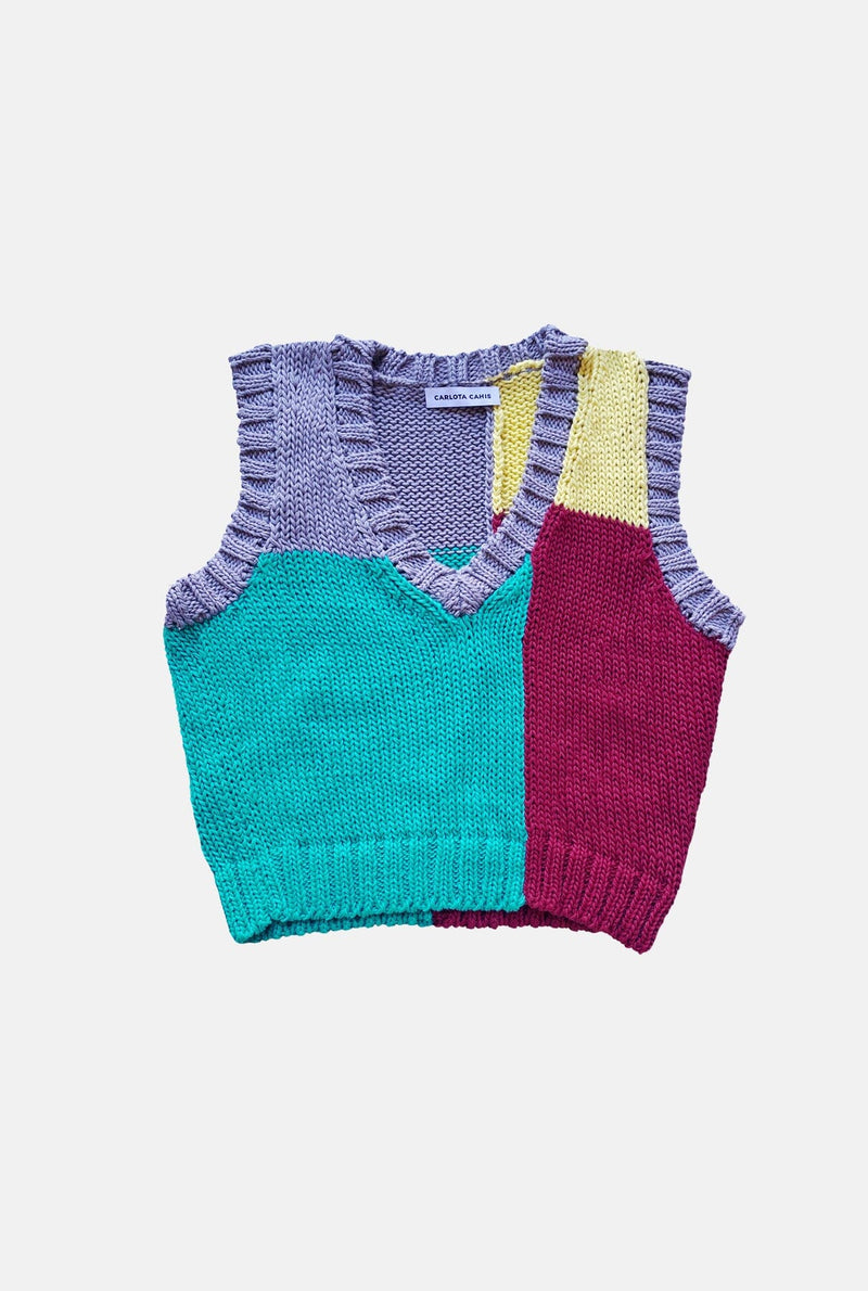 Patchwork Vest Fields