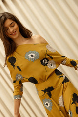 Blusa Carolyn Dahlia Mostaza