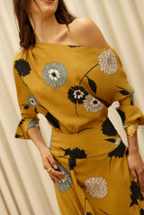 Blusa Carolyn Dahlia Mostaza