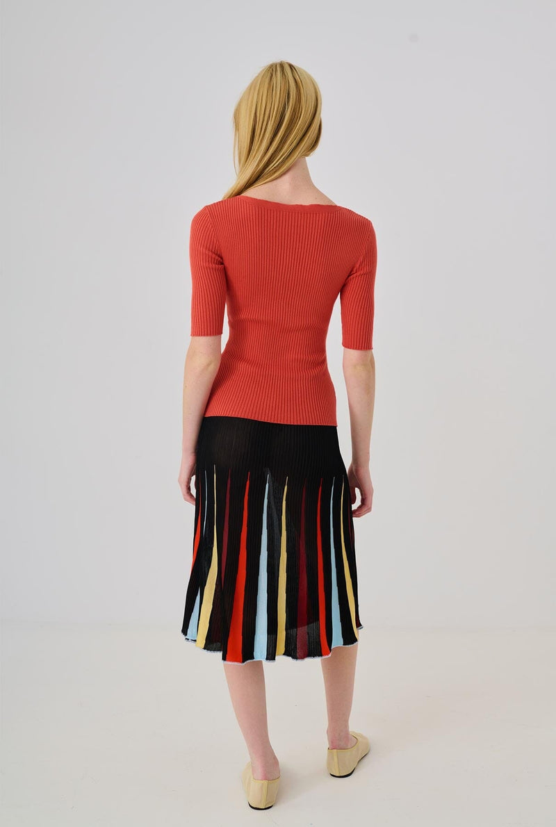 Sicilia Long skirt Black