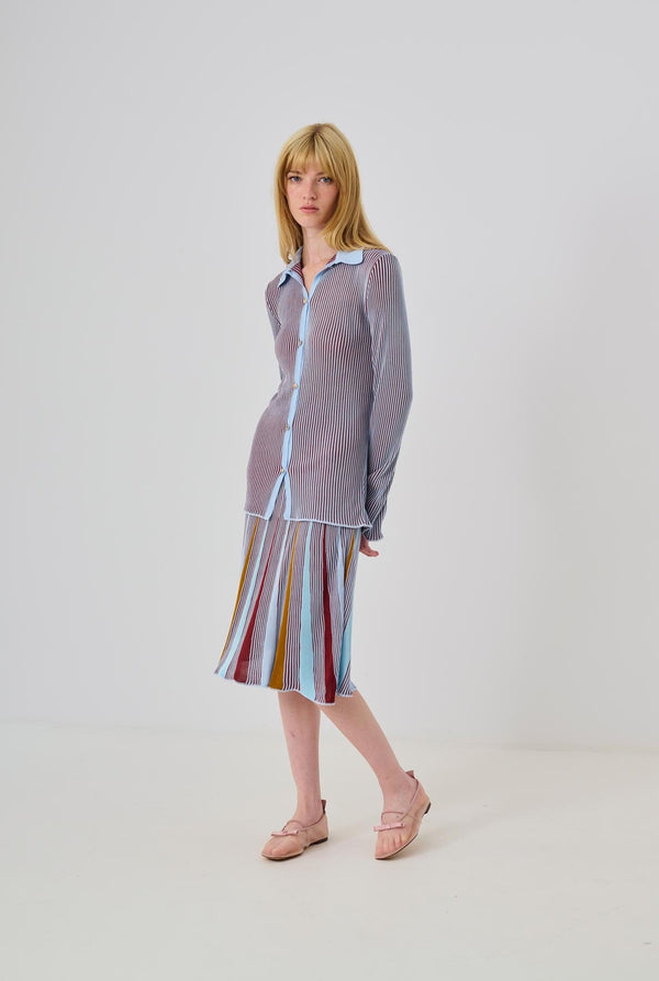 Sicilia Long skirt Blue