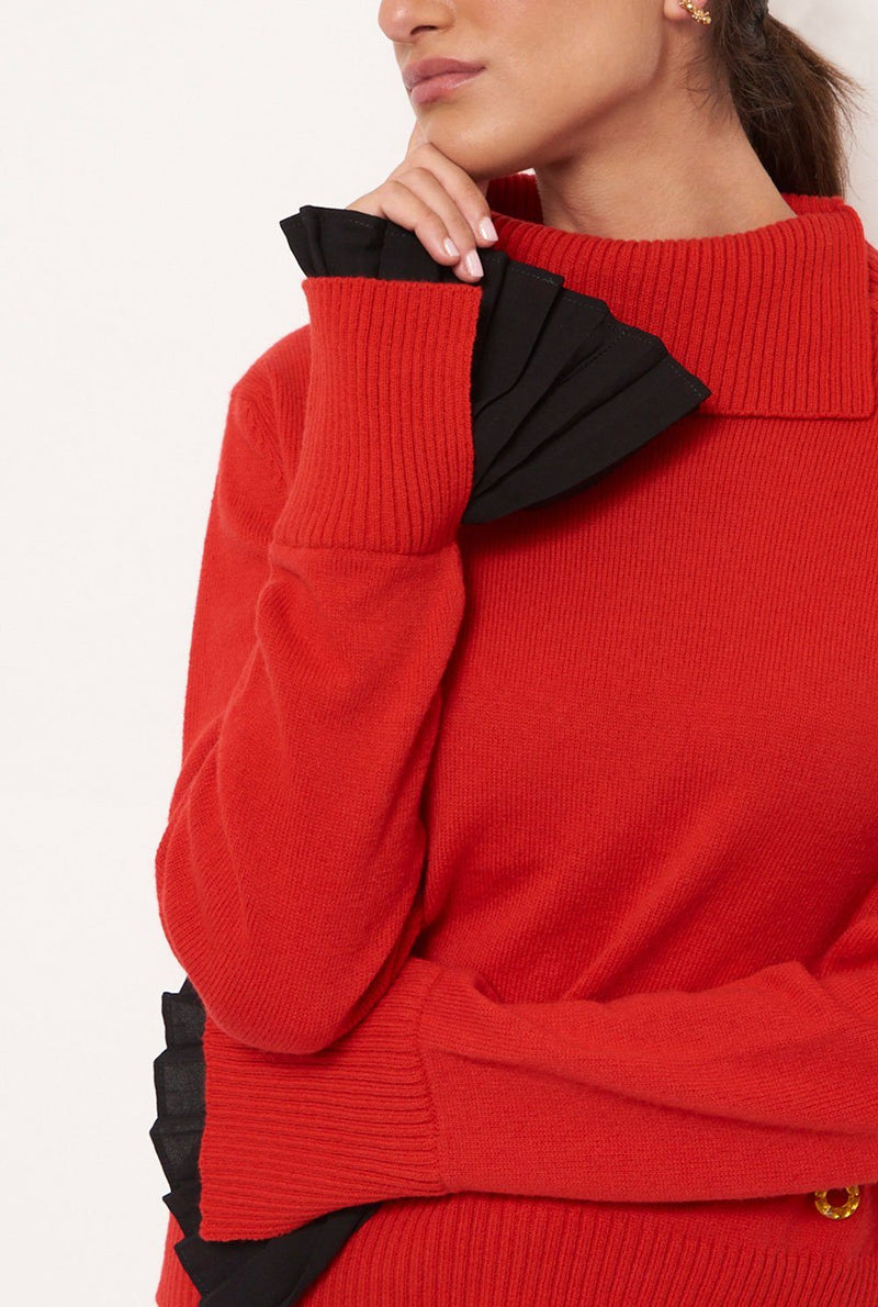 Silvia Red Sweater