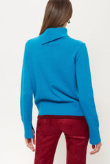 Silvia Turquoise Sweater