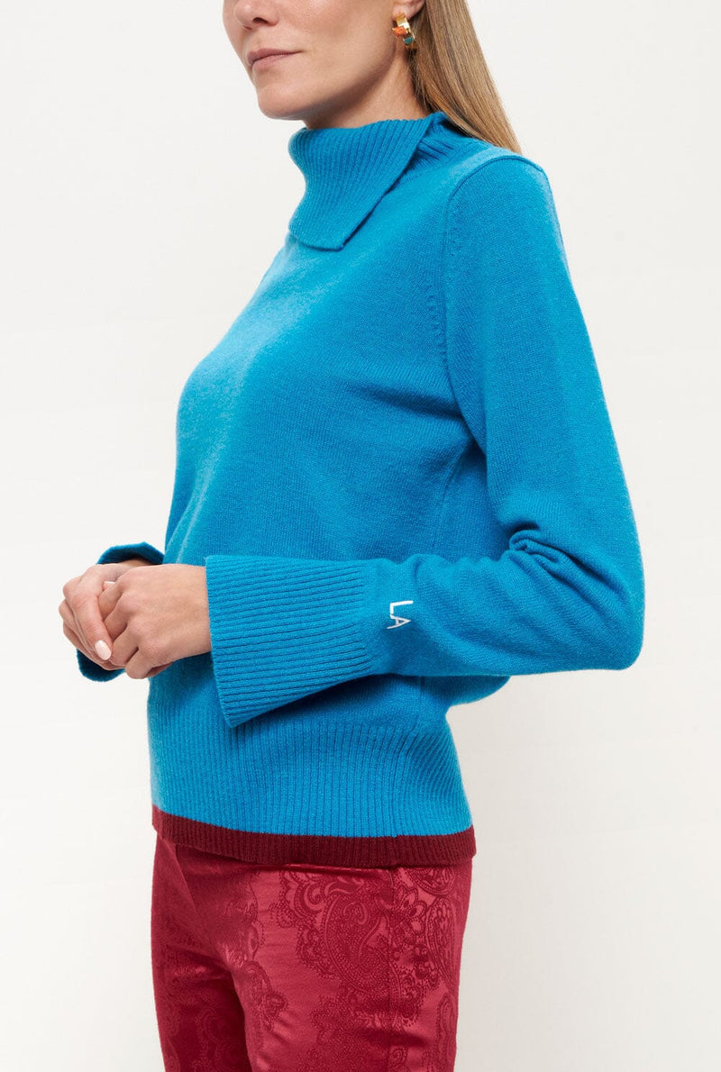 Silvia Turquoise Sweater