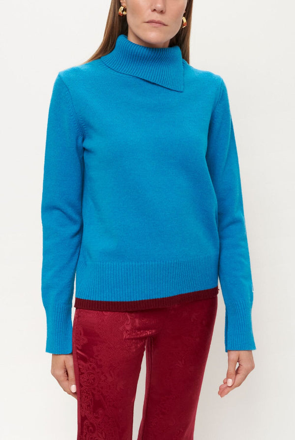 Silvia Turquoise Sweater