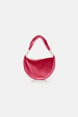 The Baby Gondola bag velvet Pink