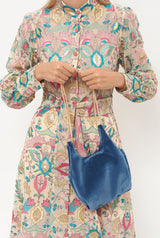 The baby julia bag new velvet celeste