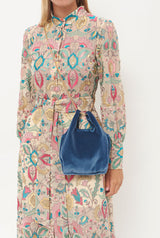 The baby julia bag new velvet celeste