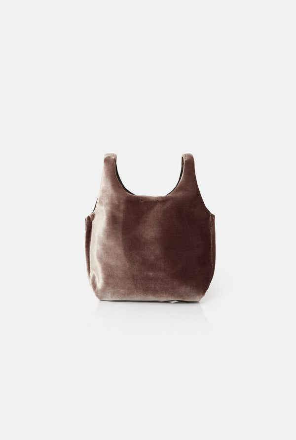 The baby julia bag new velvet topo