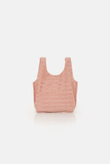 The baby julia bag Raso Plisé nude