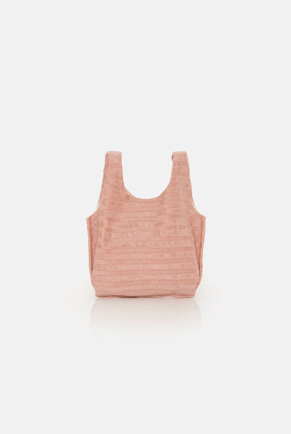 The baby julia bag Raso Plisé nude