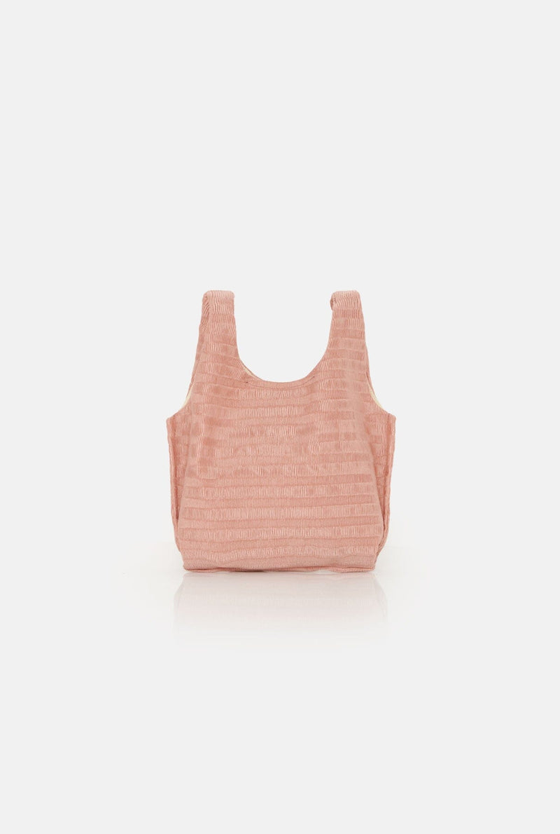 The baby julia bag Raso Plisé nude