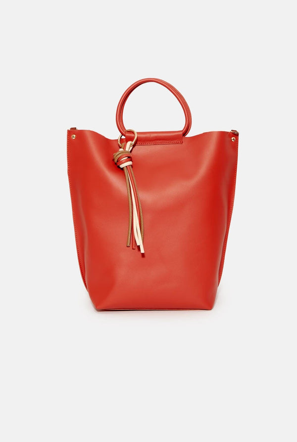 The NEREA Bag. Piel vacuno color CORAL